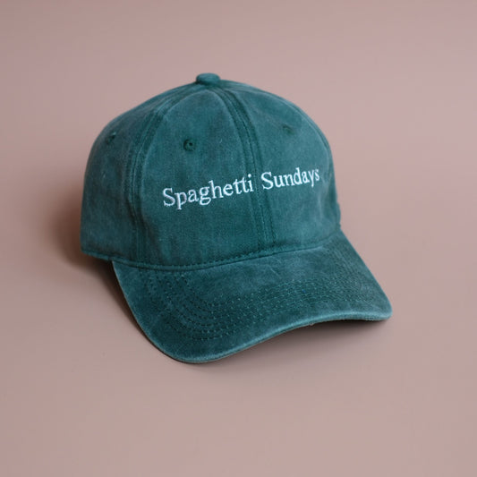 Spaghetti Sunday Cap: Pesto Green